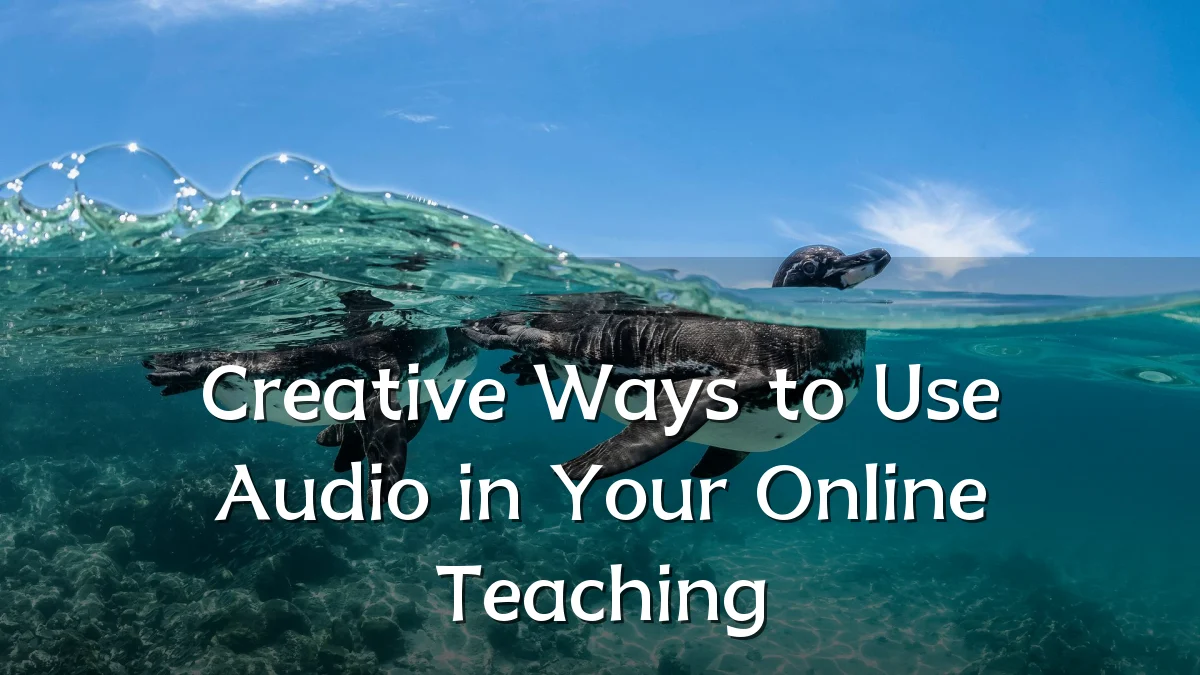 Creative Ways to Use Audio in Your Online Teaching