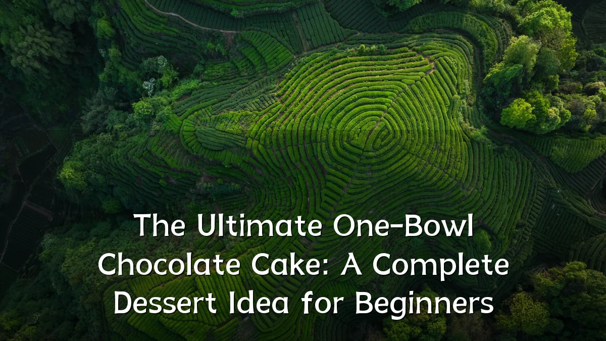 The Ultimate One-Bowl Chocolate Cake: A Complete Dessert Idea for Beginners