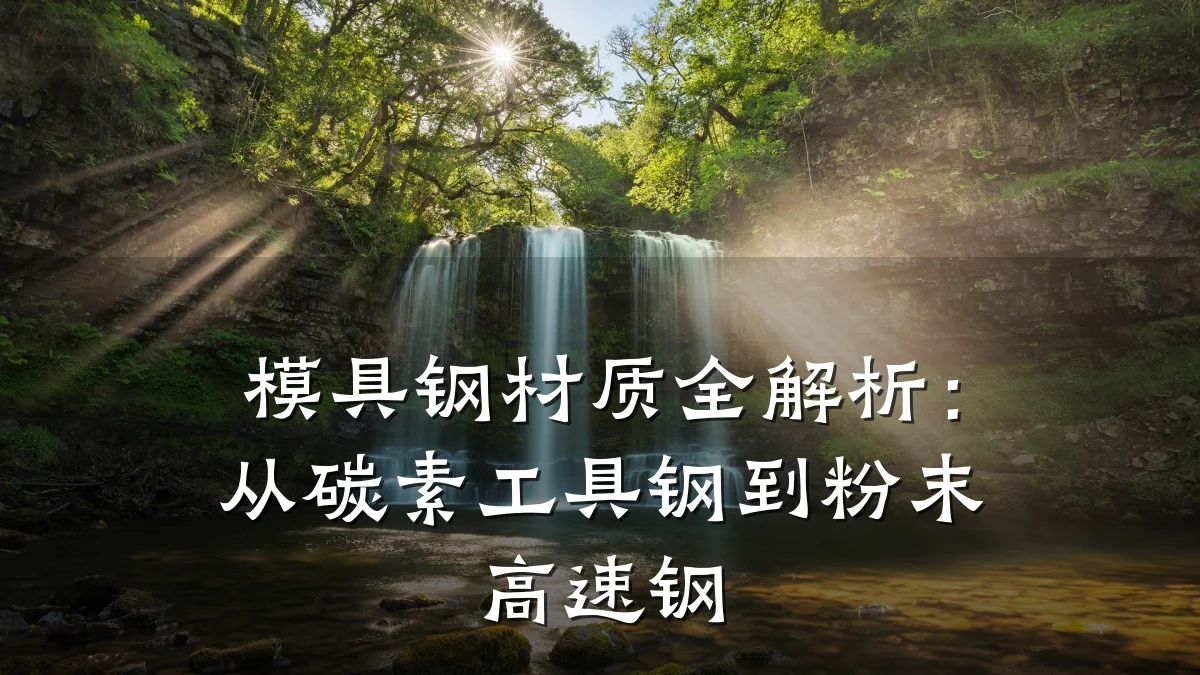模具钢材质全解析：从碳素工具钢到粉末高速钢