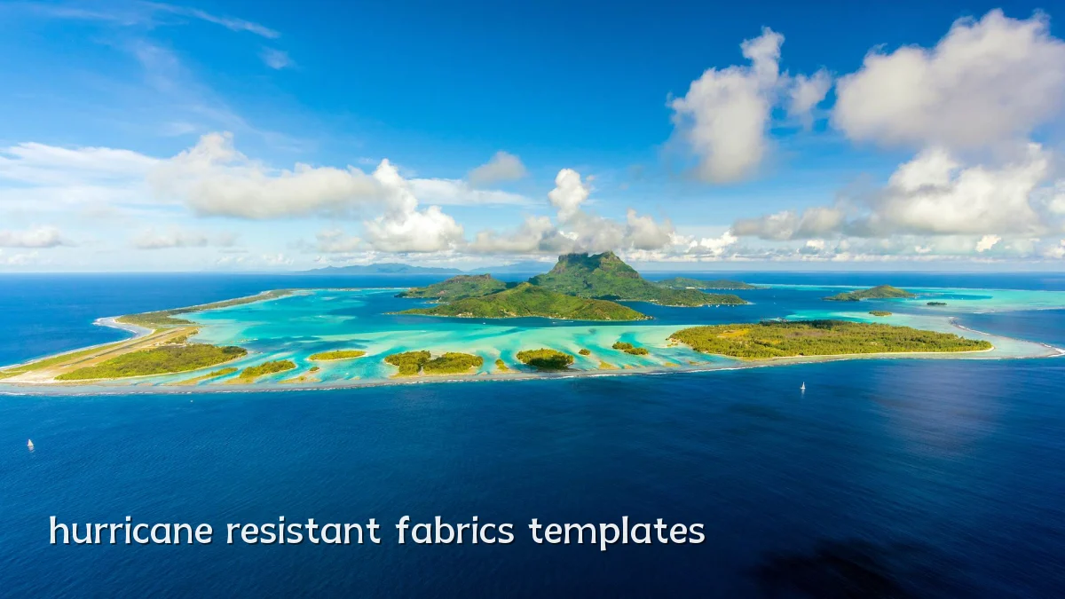 hurricane resistant fabrics templates
