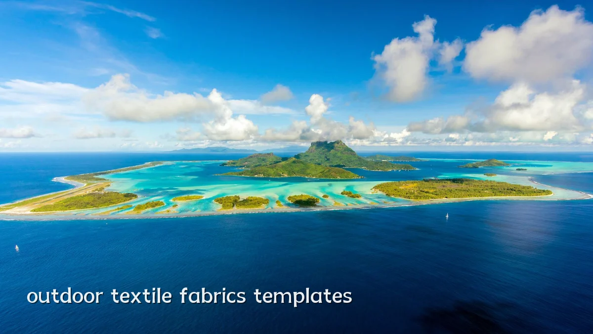 outdoor textile fabrics templates