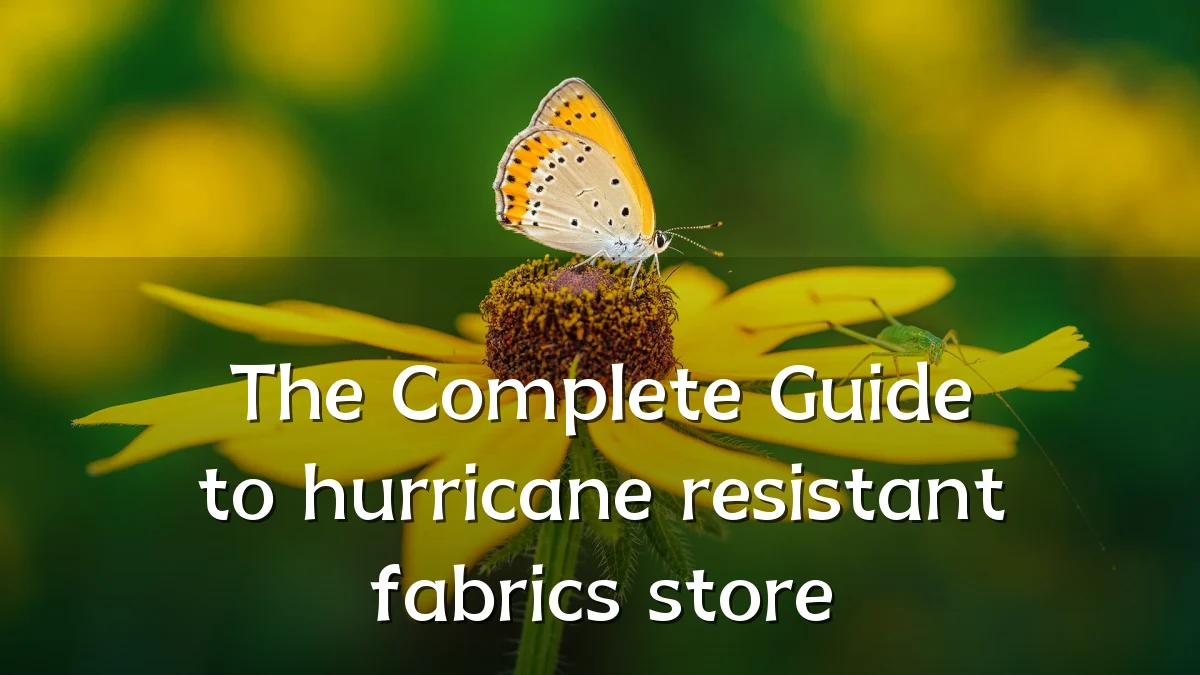 The Complete Guide to hurricane resistant fabrics store