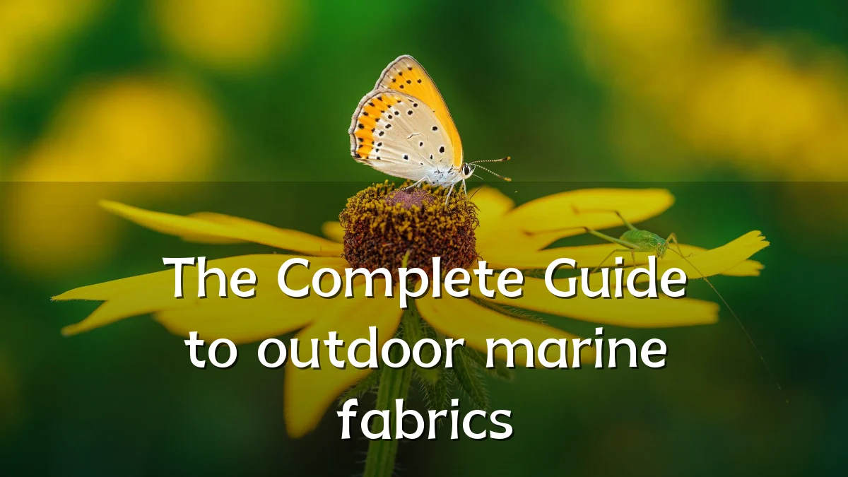 The Complete Guide to outdoor marine fabrics
