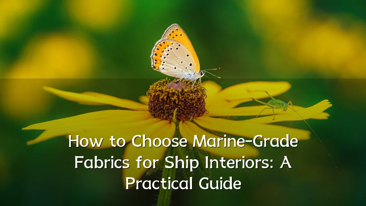 How to Choose Marine-Grade Fabrics for Ship Interiors: A Practical Guide