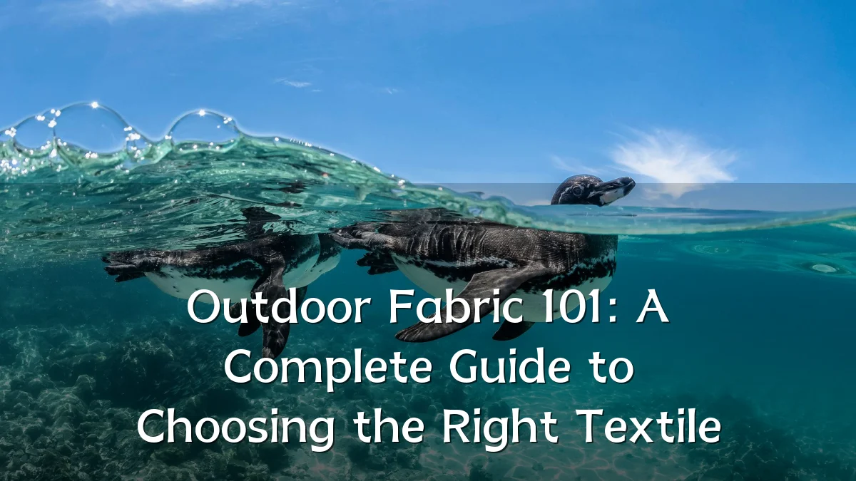 Outdoor Fabric 101: A Complete Guide to Choosing the Right Textile