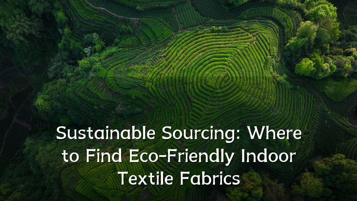 Sustainable Sourcing: Where to Find Eco-Friendly Indoor Textile Fabrics