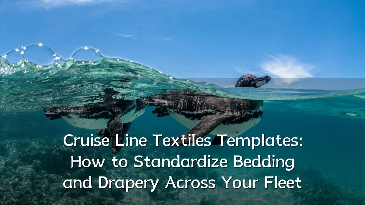 Cruise Line Textiles Templates: How to Standardize Bedding and Drapery Across Your Fleet