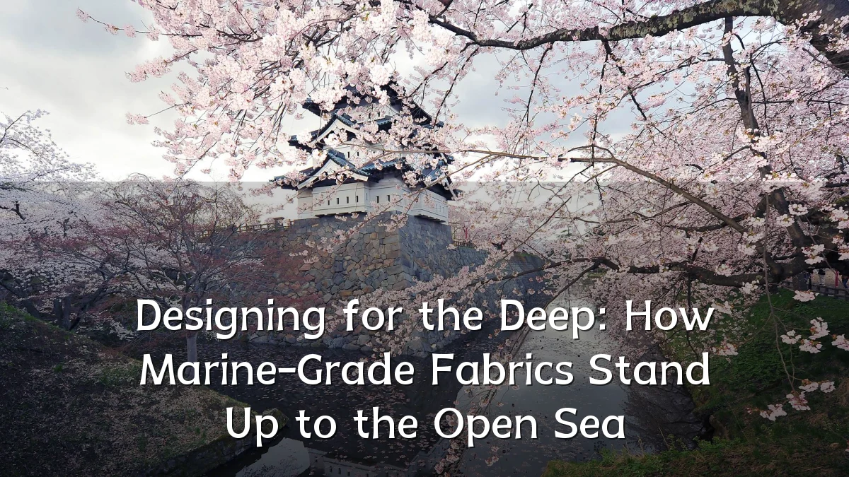 Designing for the Deep: How Marine-Grade Fabrics Stand Up to the Open Sea