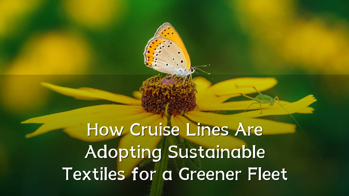 How Cruise Lines Are Adopting Sustainable Textiles for a Greener Fleet