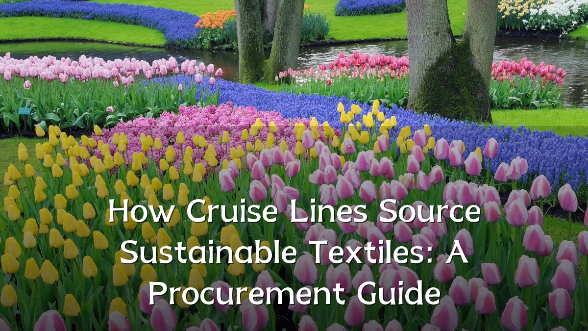 How Cruise Lines Source Sustainable Textiles: A Procurement Guide