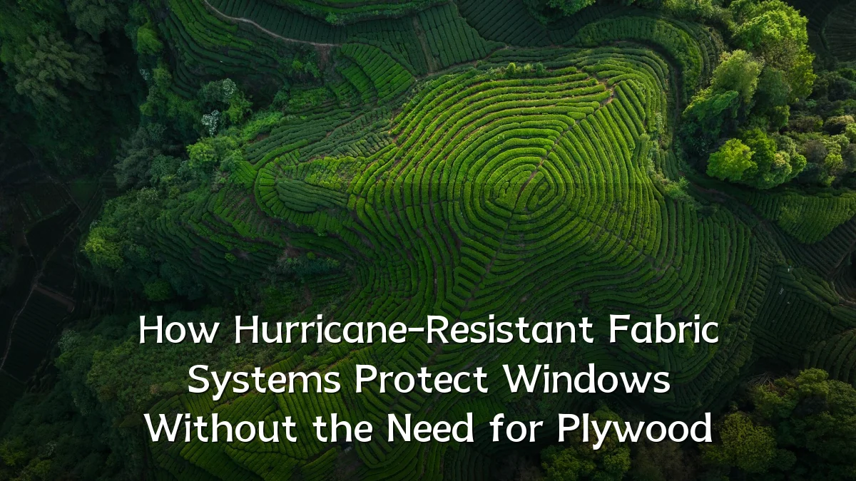 How Hurricane-Resistant Fabric Systems Protect Windows Without the Need for Plywood