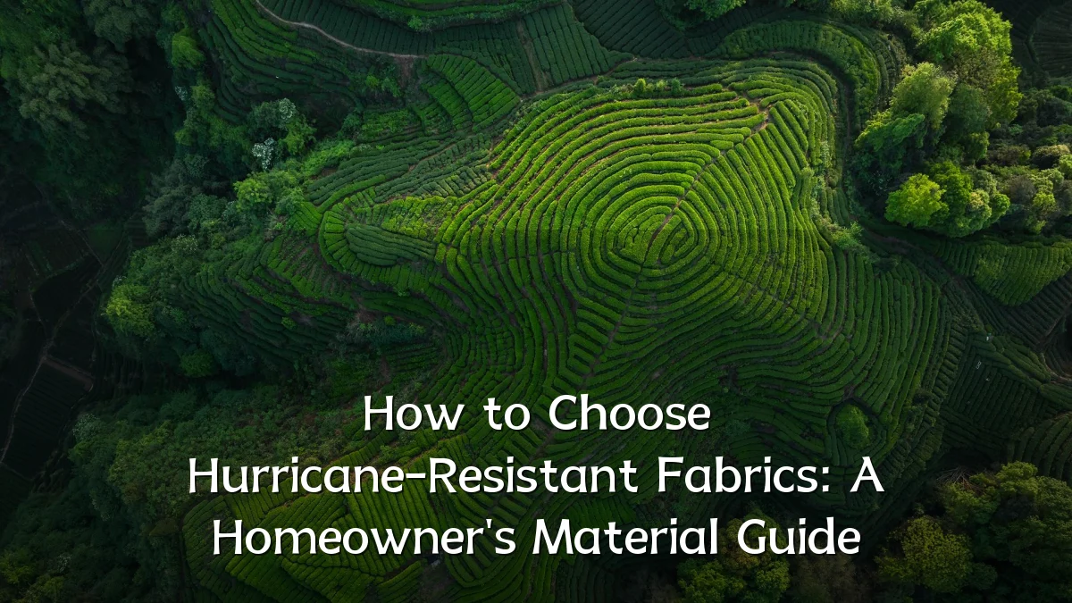 How to Choose Hurricane-Resistant Fabrics: A Homeowner's Material Guide