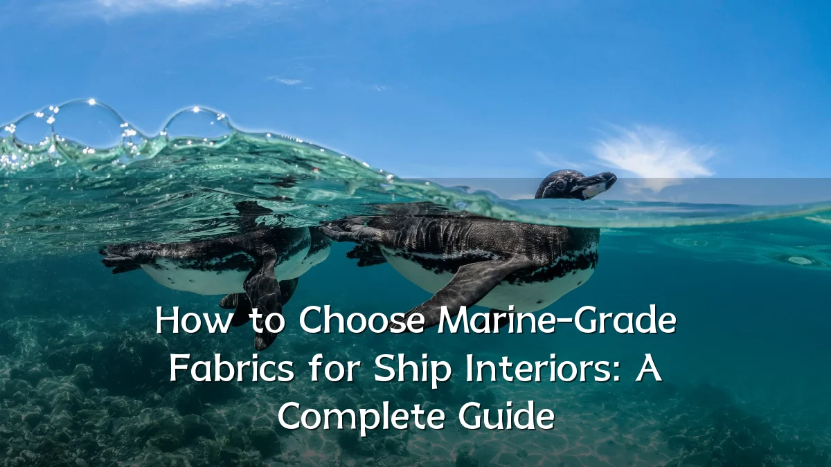 How to Choose Marine-Grade Fabrics for Ship Interiors: A Complete Guide