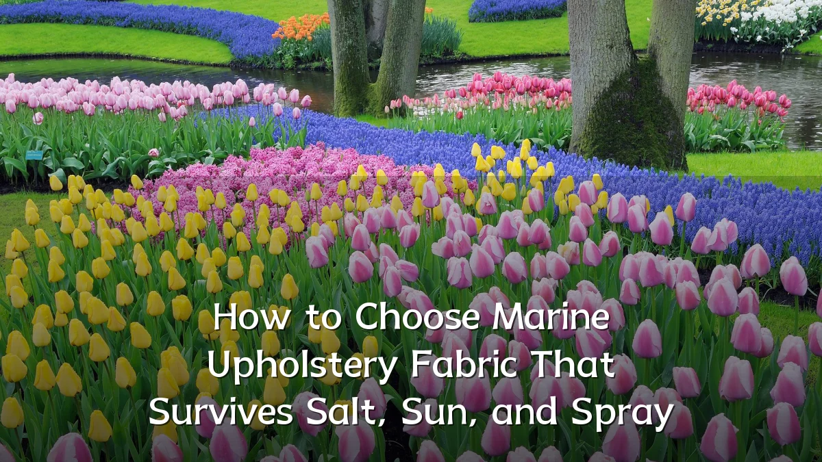 How to Choose Marine Upholstery Fabric That Survives Salt, Sun, and Spray