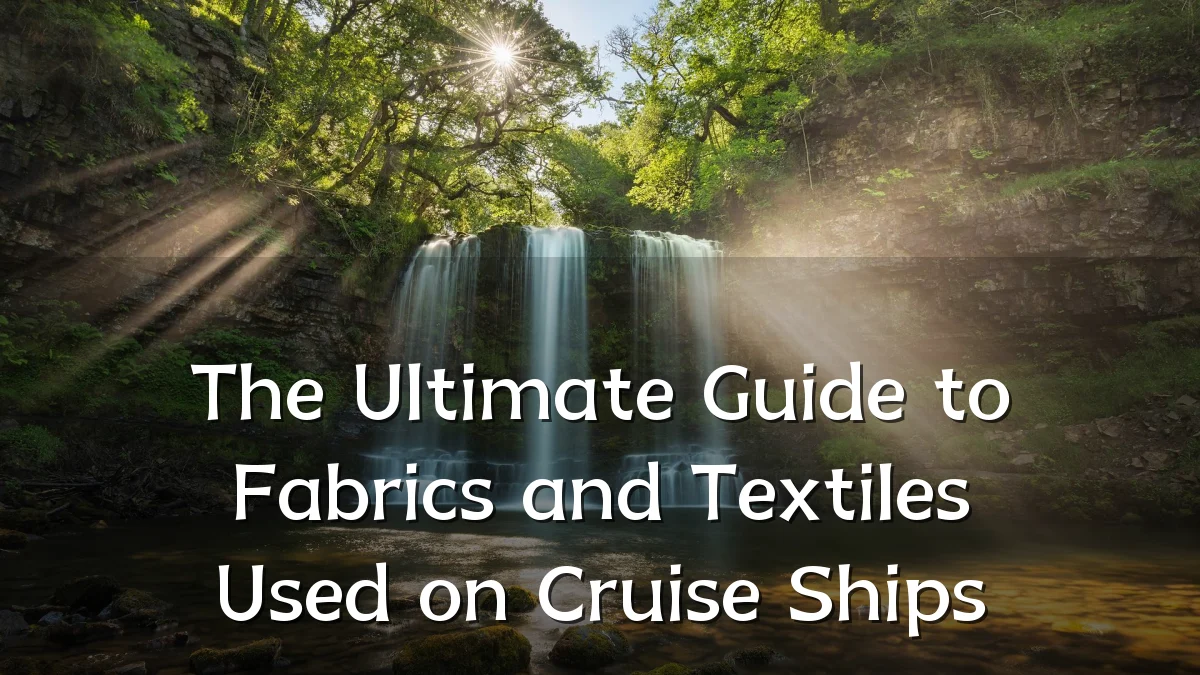 The Ultimate Guide to Fabrics and Textiles Used on Cruise Ships