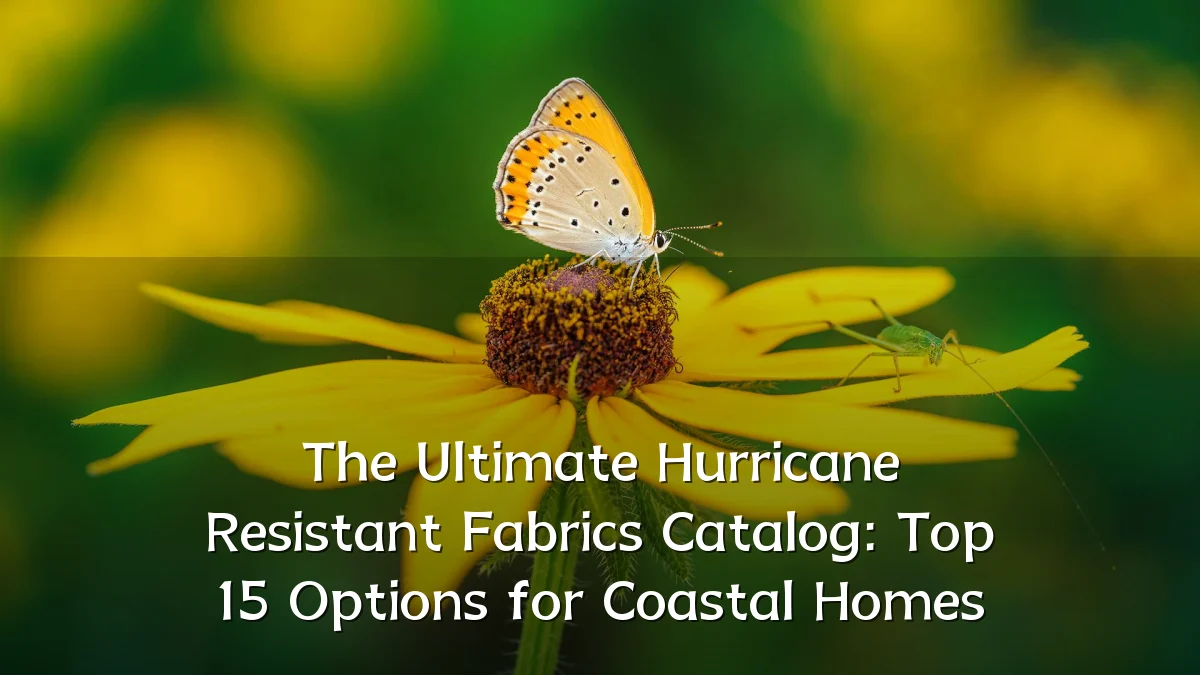 The Ultimate Hurricane Resistant Fabrics Catalog: Top 15 Options for Coastal Homes