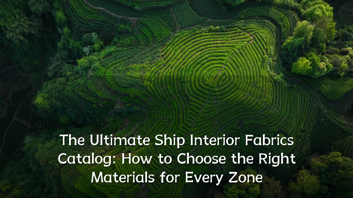 The Ultimate Ship Interior Fabrics Catalog: How to Choose the Right Materials for Every Zone