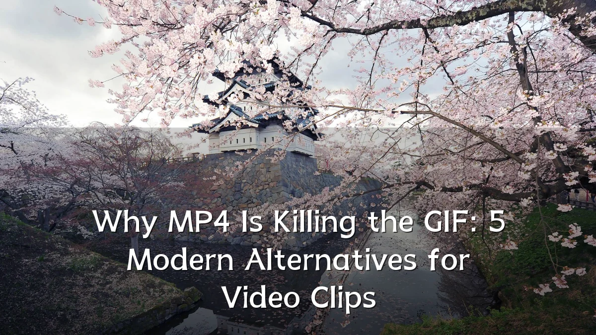 Why MP4 Is Killing the GIF: 5 Modern Alternatives for Video Clips